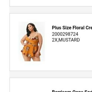 Plus Size Womens Romper Skort